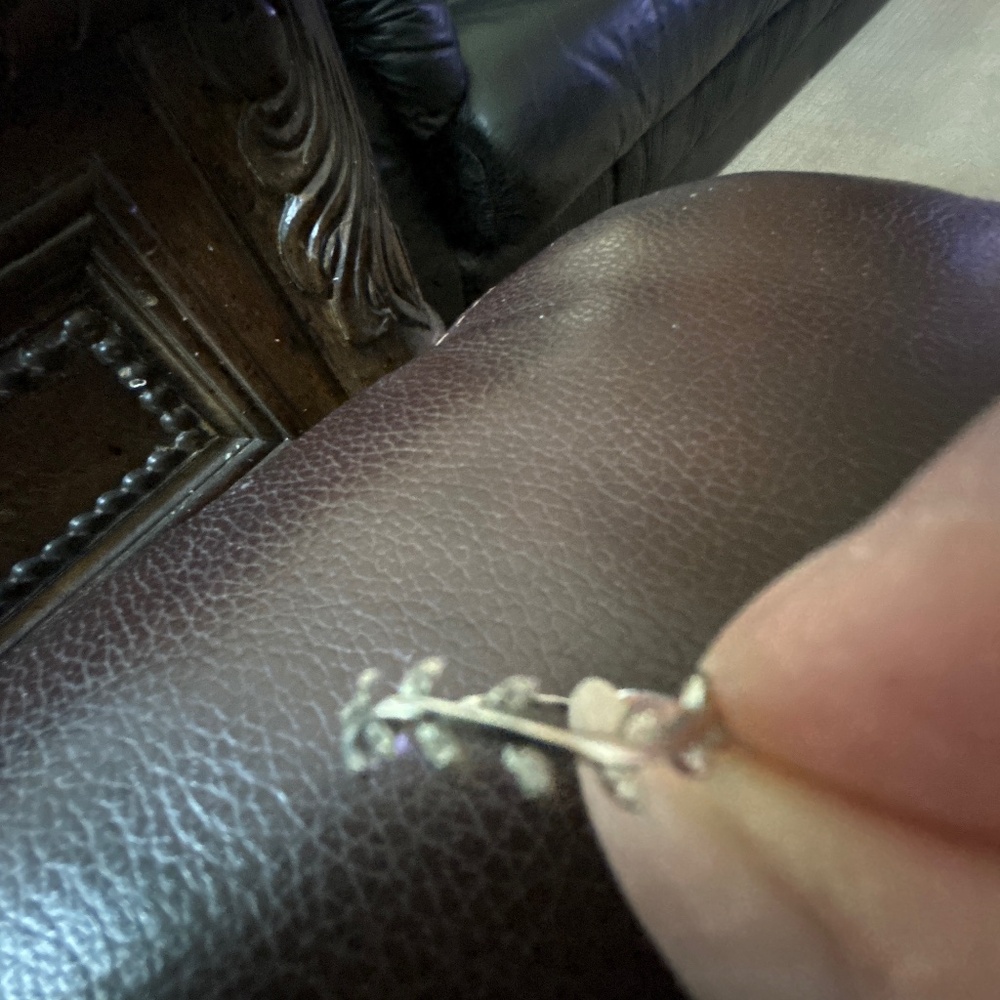 Sterling silver and Swarovski  ring